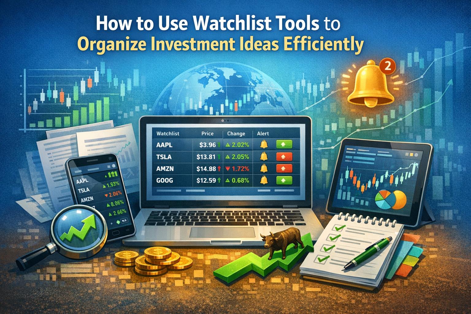 How to Use Watchlist Tools to Organize Investment Ideas Efficiently