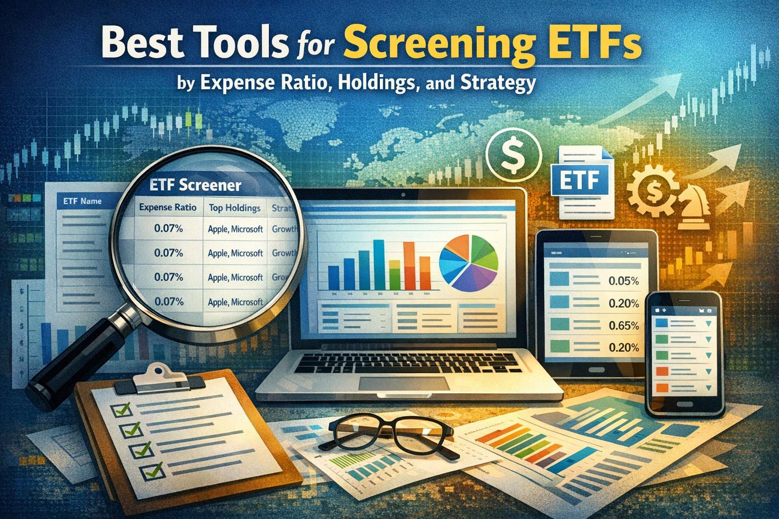 Best Tools for Screening ETFs by Expense Ratio, Holdings, and Strategy